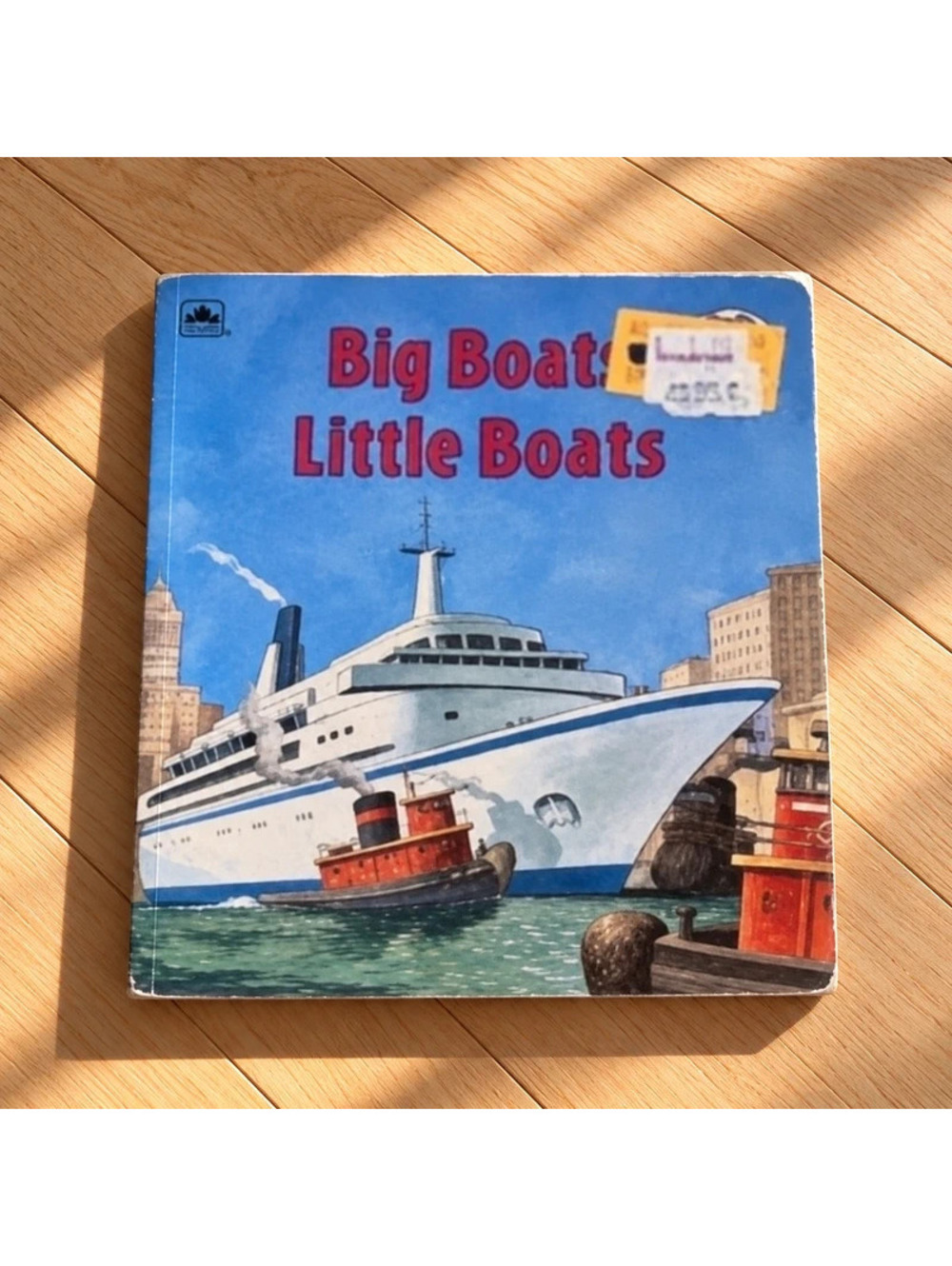 Big Boats Little Boats Jack C Harris Golden Little Look-Look Book 1990